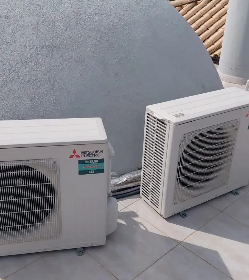 Air conditioning units repaired and serviced in an Algarve property