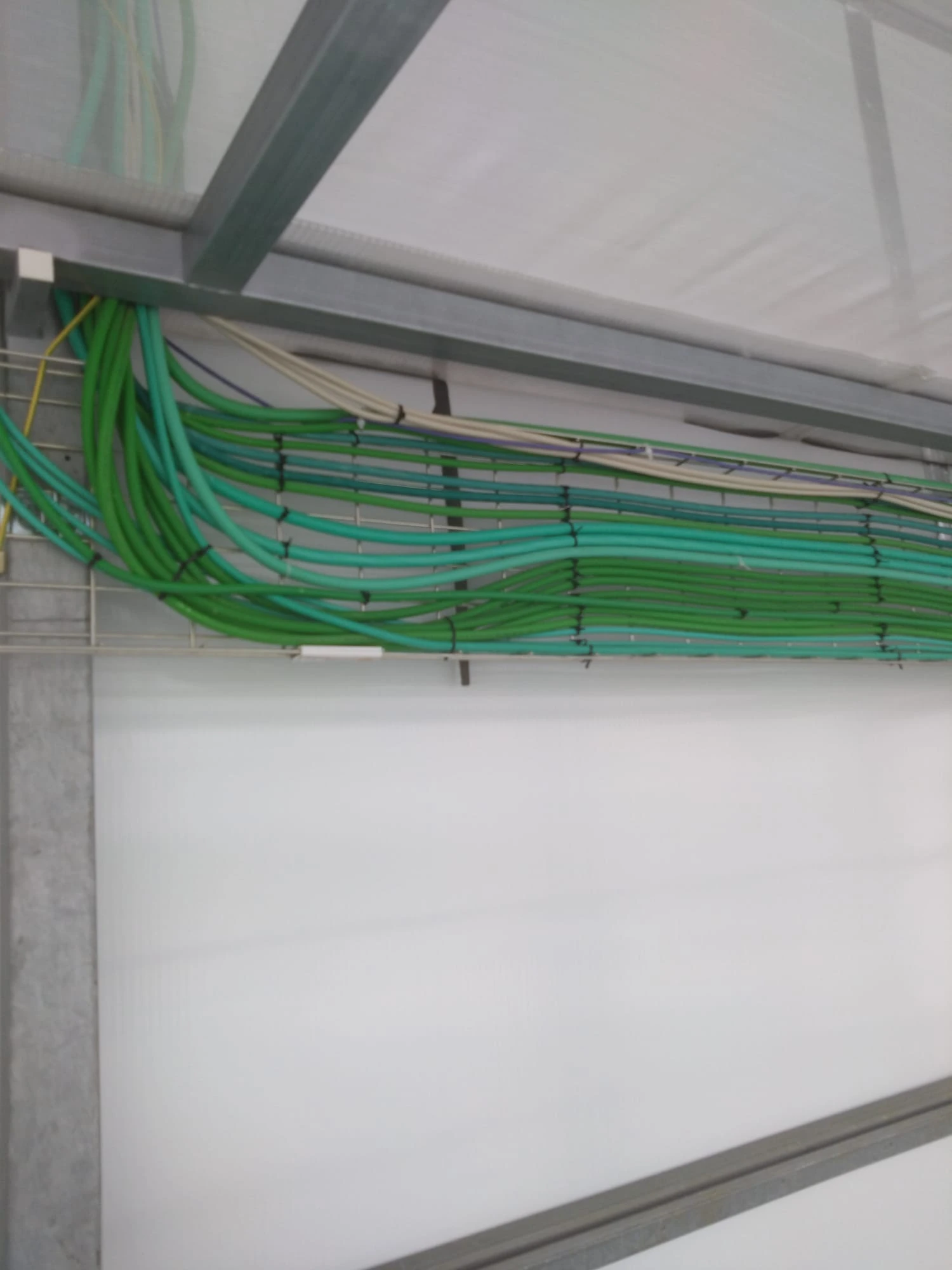 Electrical rewiring in progress in an older Algarve property
